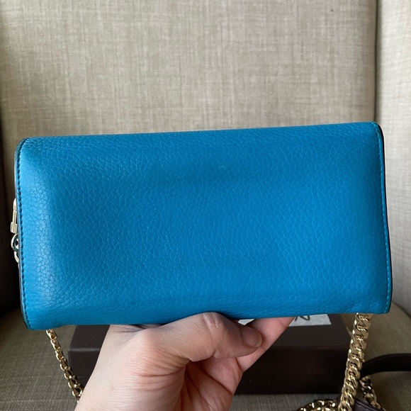 Authentic GUCCI GG Marmont bifold long wallet 400586.2184 (D7024) - Picture 3 of 16